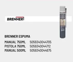 Oferta de Brenner - Espuma en Brico Depôt