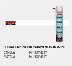 Oferta de Soudal -  Espuma Puertas/Ventanas en Brico Depôt