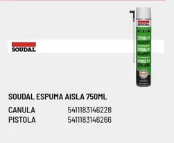 Oferta de Soudal - Espuma Aisla en Brico Depôt