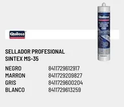 Oferta de Quilosa - Sellador Profesional Sintex Ms-35 en Brico Depôt