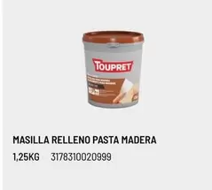 Oferta de Toupret - Masilla Relleno Pasta Madera en Brico Depôt