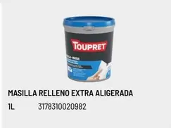 Oferta de Toupret - Masilla Relleno Extra Aligerada en Brico Depôt