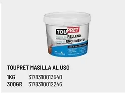 Oferta de Toupret - Masilla Al Uso en Brico Depôt