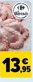 Oferta de  Carrefour  El Mercado - Pulpo Crudo Congelado en Carrefour