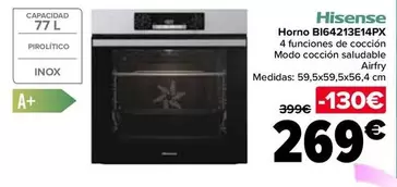 Oferta de Hisense - Horno BI64213E14PX en Carrefour