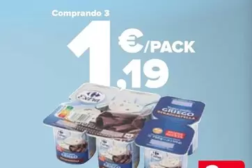 Oferta de  Carrefour Extra - Yogur Griego Stracciatella  en Carrefour