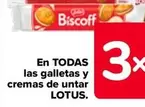 Oferta de Lotus - En Todas Las Galletas Y Cremas De Untar en Carrefour