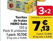 Oferta de Hero - Tarritos De Frutas Solo en Carrefour