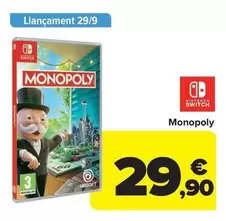 Oferta de Nintendo Switch  - Monopoly por 29,9€ en Carrefour