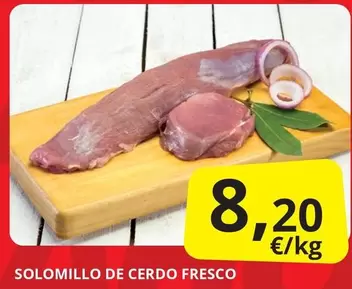 Oferta de Solomillo De Cerdo Fresco por 8,2€ en Supermercados MAS