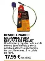 Oferta de Deshollinador Mecánico Para Estufas De Pellet por 17,95€ en Coferdroza