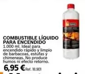 Oferta de Ideal - Combustible Líquido Para Encendido por 6,95€ en Coferdroza