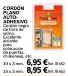 Oferta de Cordón Plano Auto-Adhesivo por 6,95€ en Coferdroza