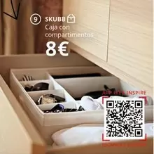 Oferta de Skubb - Caja Con Compartimentos por 8€ en IKEA