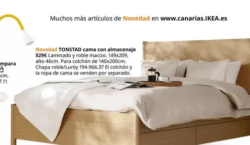 Oferta de Estructura Cama Con Almacenaje por 529€ en IKEA