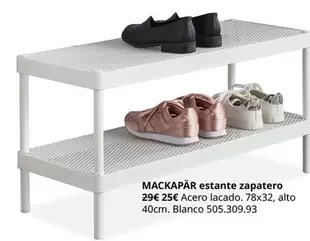 Oferta de Mackapar - Estante Zapatero por 25€ en IKEA