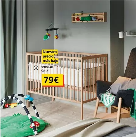 Oferta de Sniglar - Cuna por 79€ en IKEA