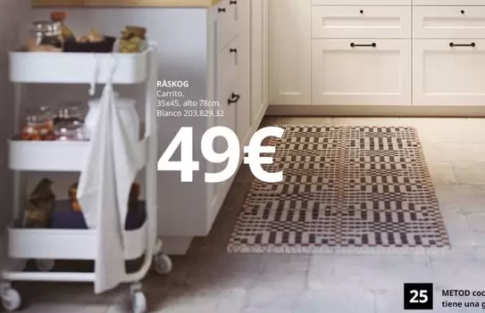 Oferta de Blanco - Lámpara De Techo por 49€ en IKEA