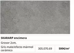 Oferta de Skararp - Encimera por 599€ en IKEA