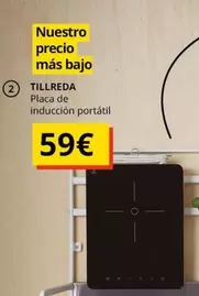 Oferta de Placa De Inducción Portatil por 59€ en IKEA