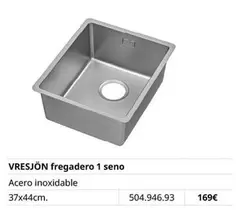 Oferta de Fregadero 1 seno por 169€ en IKEA