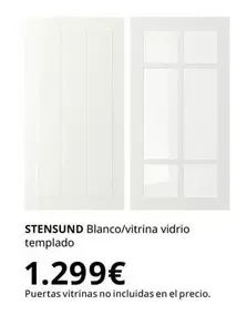 Oferta de Vitrina - Stensund - Blanco por 1299€ en IKEA