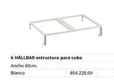 Oferta de Blanco - 6 Mallorca Estructura Para Cubo en IKEA