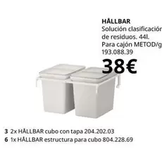 Oferta de Hällbar por 38€ en IKEA