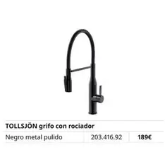 Oferta de Tollsjon Grifo Con Rociador por 189€ en IKEA