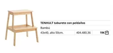 Oferta de Tenhut Taburete Con Peldanos por 19€ en IKEA