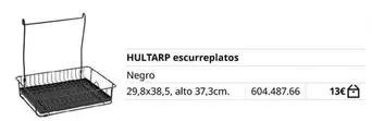 Oferta de Hultarp escurreplatos por 13€ en IKEA