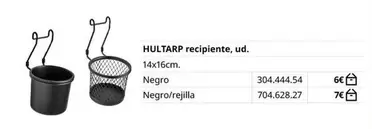 Oferta de Hultarp - Recipiente por 6€ en IKEA