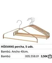 Oferta de HóSVANS PERCHA, 5 Uds. por 3,5€ en IKEA