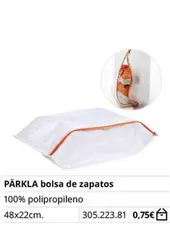 Oferta de Parkla - Bolsa De Zapatos por 0,75€ en IKEA