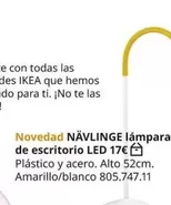 Oferta de Navlinge - Lámpara De Escritorio Led por 17€ en IKEA