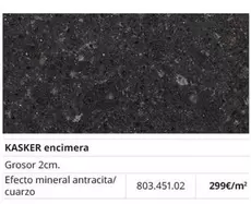 Oferta de Antracita - Kasker - Encimera por 299€ en IKEA