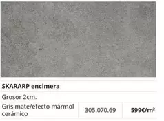 Oferta de Skararp - Encimera por 599€ en IKEA