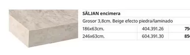 Oferta de Saljan - Encimera en IKEA