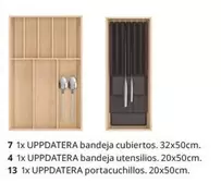 Oferta de Uppdatera - 7 1x  Bandeja Cubiertos. 32x50cm. en IKEA