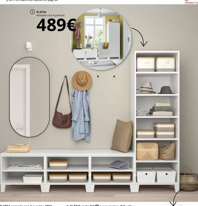 Oferta de Platsa por 489€ en IKEA