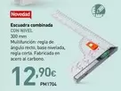 Oferta de Escuadra Combinada Con Nivel por 12,9€ en Mi Bricolaje