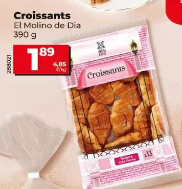 Oferta de El Molino De Dia - Croissants por 1,89€ en Dia