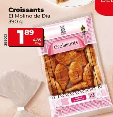 Oferta de El Molino De Dia - Croissants por 1,89€ en Dia