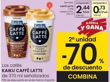 Oferta de Caffè Latte - Café Cappuccino por 2,44€ en Eroski