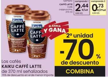 Oferta de Caffè Latte - Cafe Cappuccino  por 2,44€ en Eroski