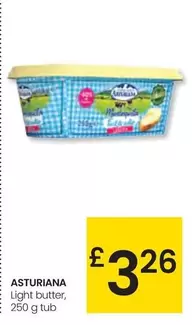 Oferta de Asturiana - Light Butter por 3,26€ en Eroski