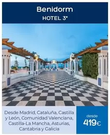 Oferta de Castilla - Hotel 3* por 419€ en Viajes El Corte Inglés