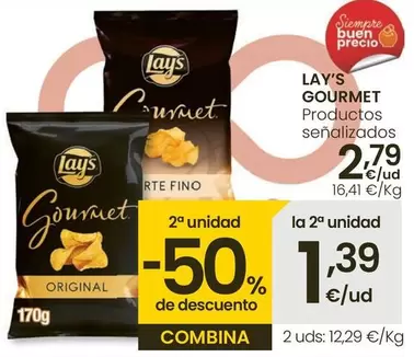 Oferta de Lay's Gourmet - Productos Señalizados por 2,79€ en Eroski