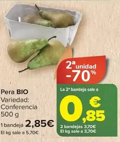 Oferta de Bio - Pera  por 2,85€ en Carrefour