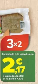 Oferta de Carrefour Bio - Seitan Laminado por 3,25€ en Carrefour